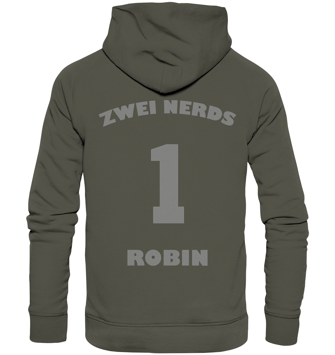 Trashball "Zwei Nerds Logo Robin" - Organic Hoodie