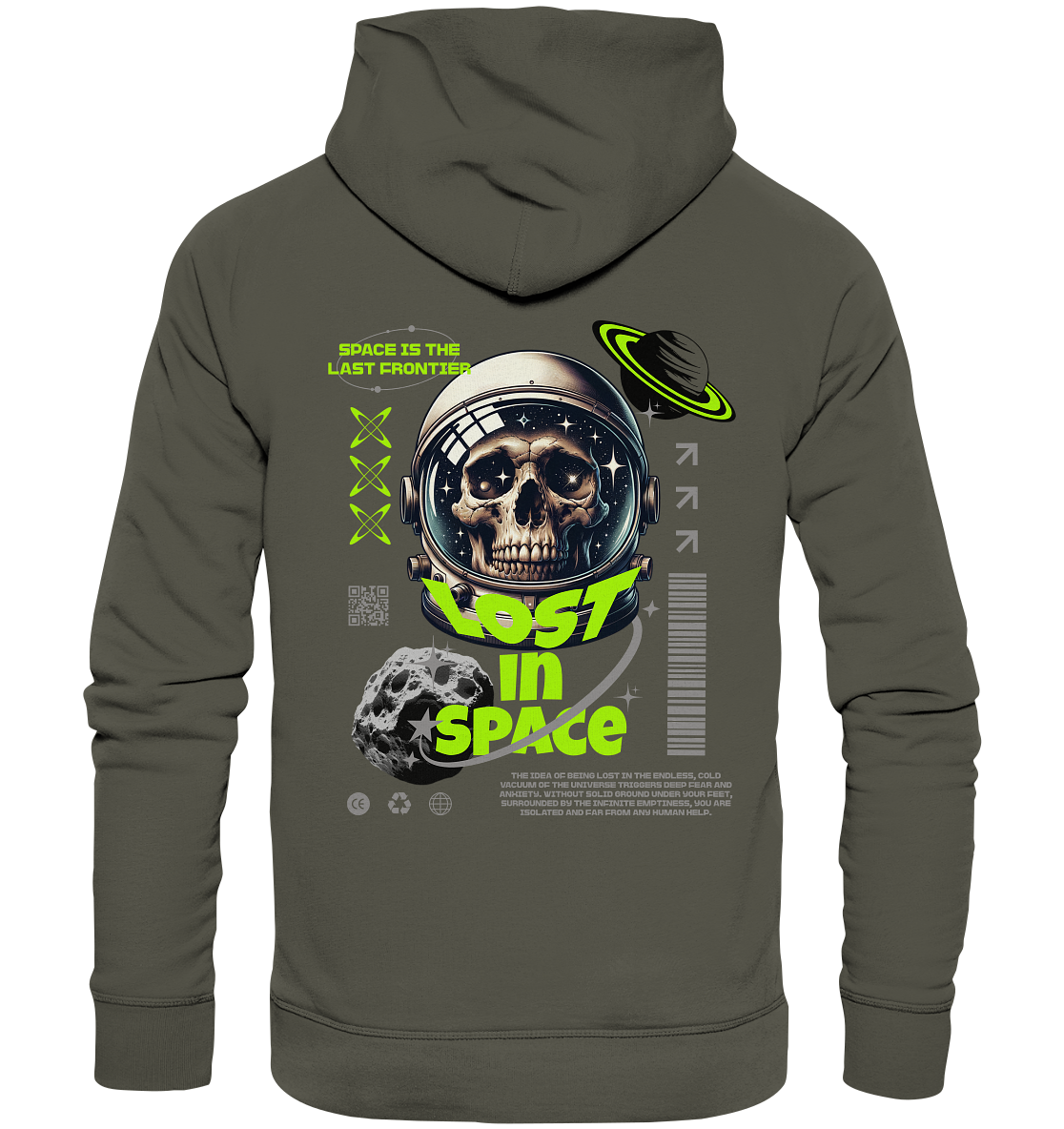 Trashball "Lost in Space" - Organic Hoodie