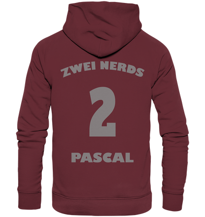 Trashball "Zwei Nerds Logo Pascal" - Organic Hoodie