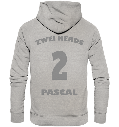 Trashball "Zwei Nerds Logo Pascal" - Organic Hoodie