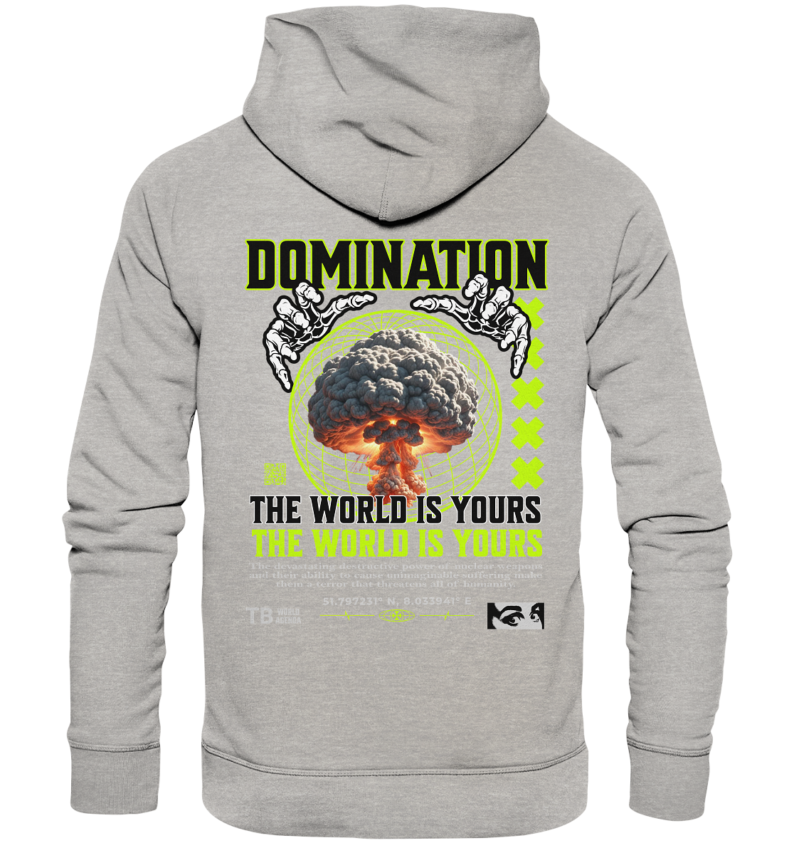 Trashball "Domination" - Organic Hoodie