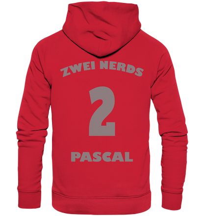 Trashball "Zwei Nerds Logo Pascal" - Organic Hoodie