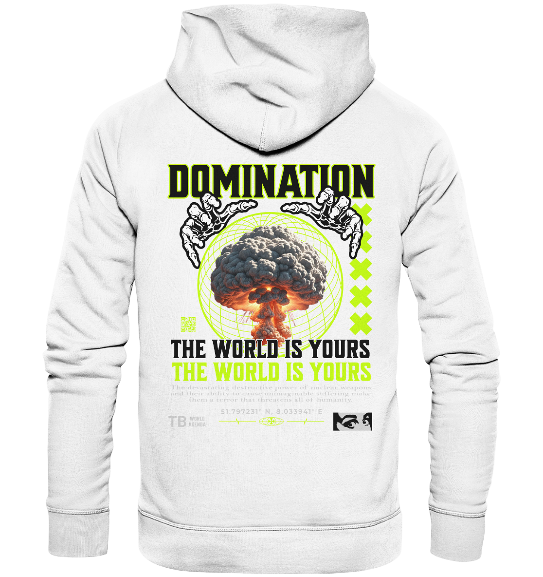 Trashball "Domination" - Organic Hoodie