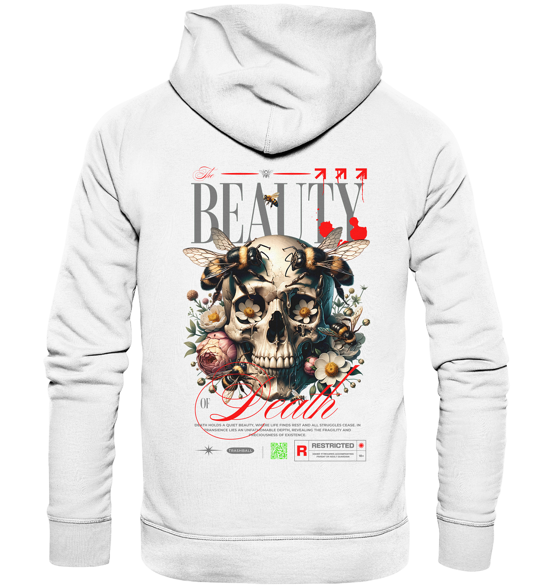 Trashball "Beauty of Death" - Organic Hoodie