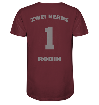 Trashball "Zwei Nerds Logo Robin" - Organic Shirt