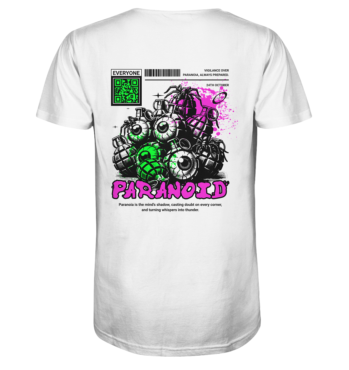 Trashball "Paranoid" - Organic Shirt