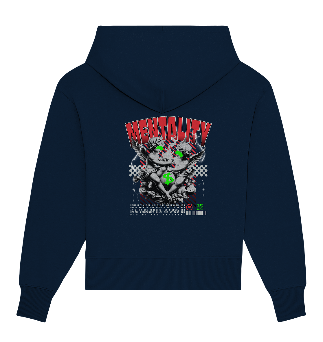 Trashball "Mentality" - Organic Oversize Hoodie