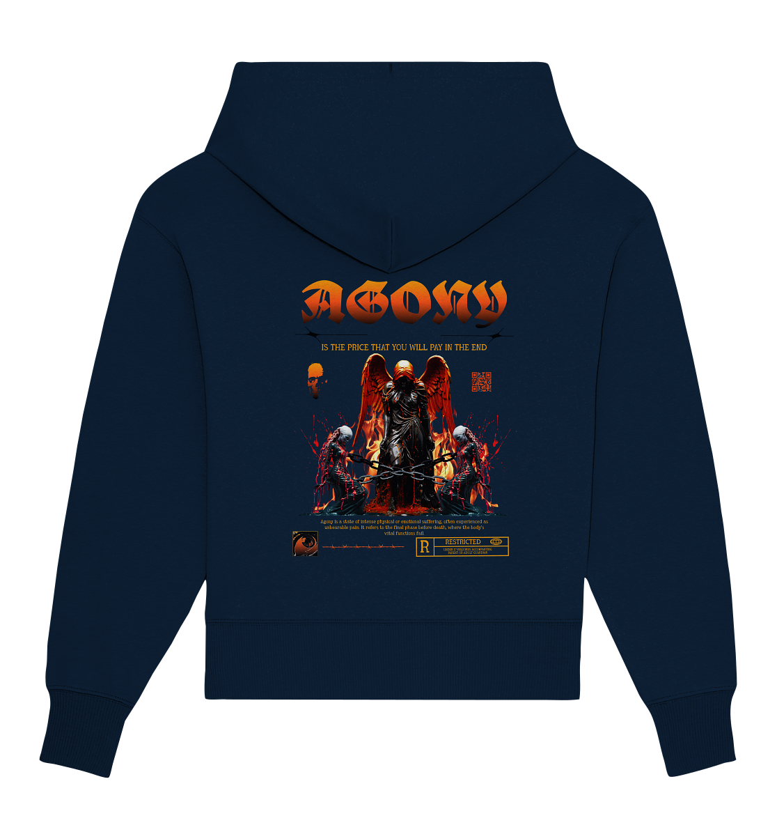 Trashball "Agony" - Organic Oversize Hoodie