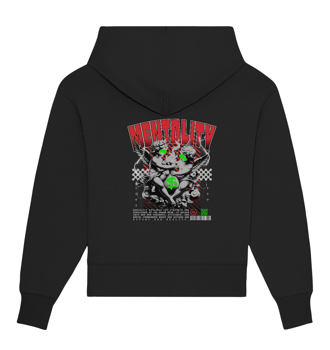 Trashball "Mentality" - Organic Oversize Hoodie