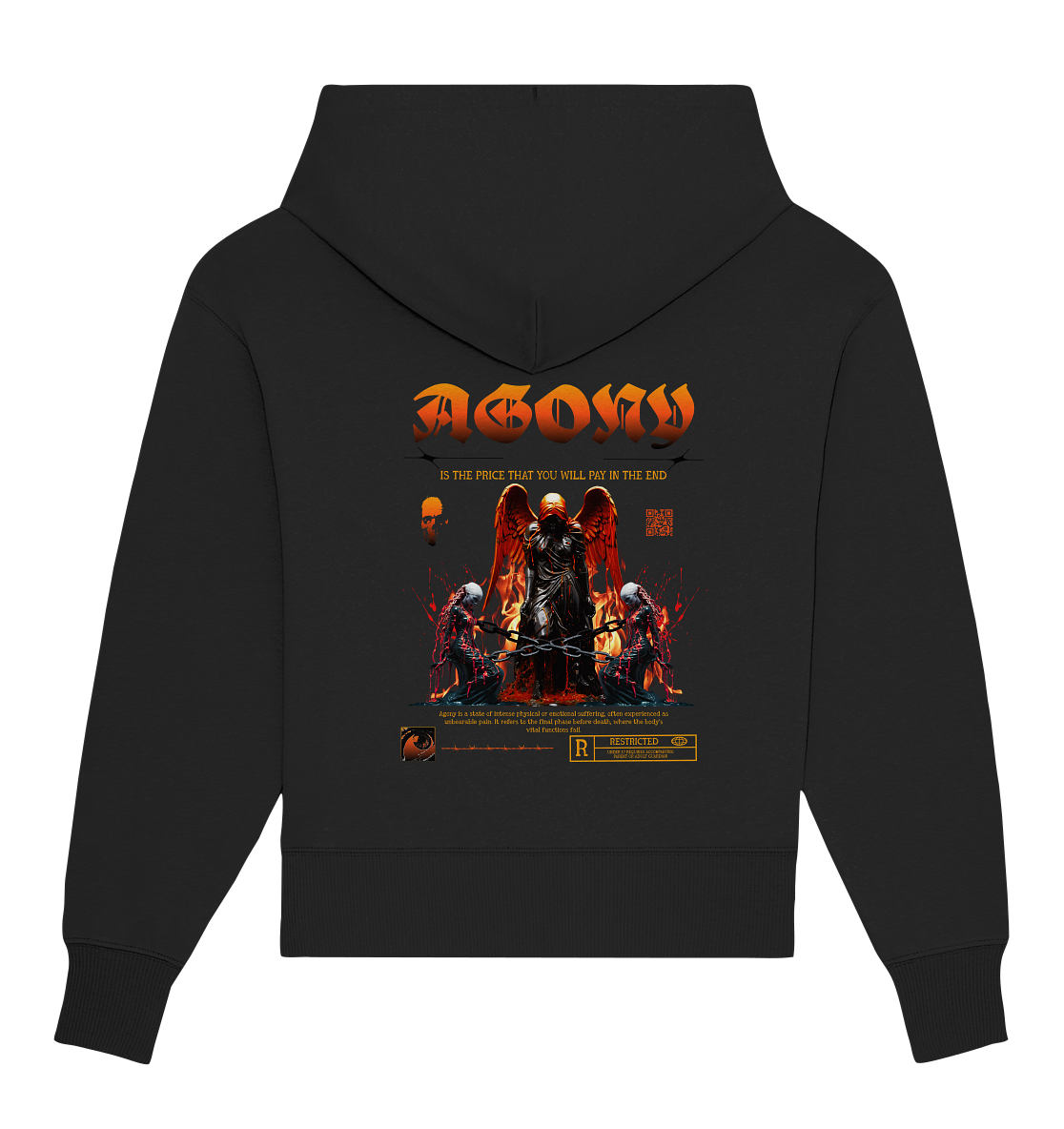 Trashball "Agony" - Organic Oversize Hoodie