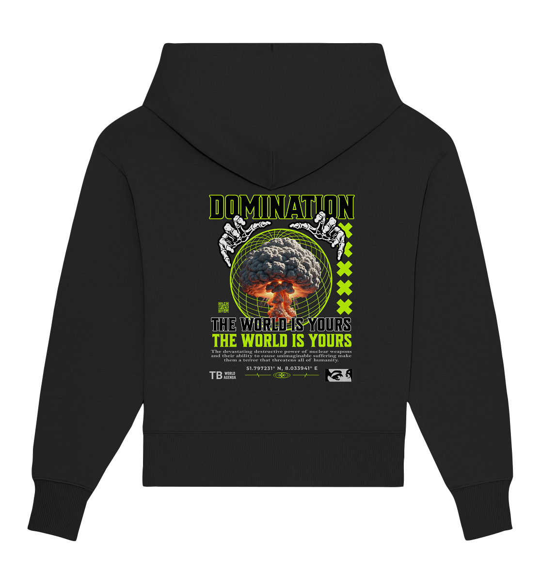 Trashball "Domination" - Organic Oversize Hoodie