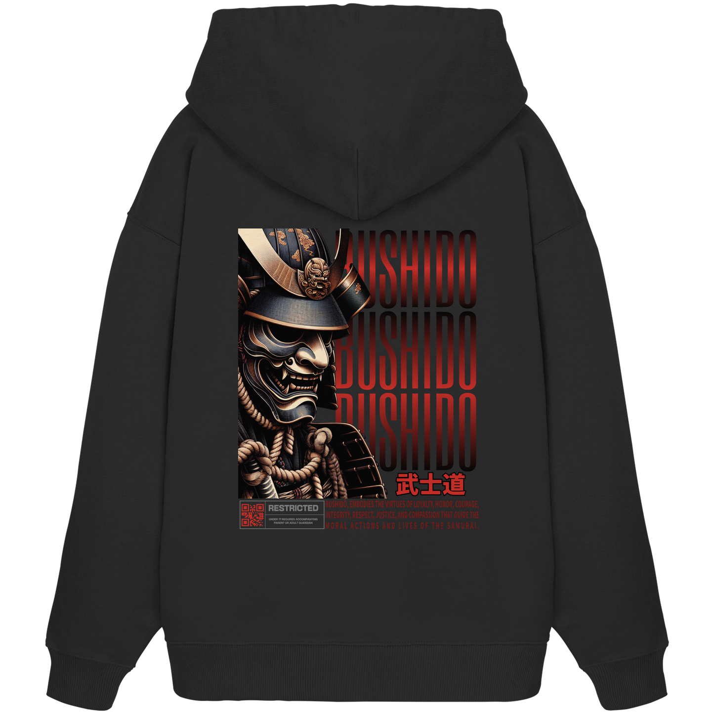 Trashball "Bushido" - Organic Oversize Hoodie