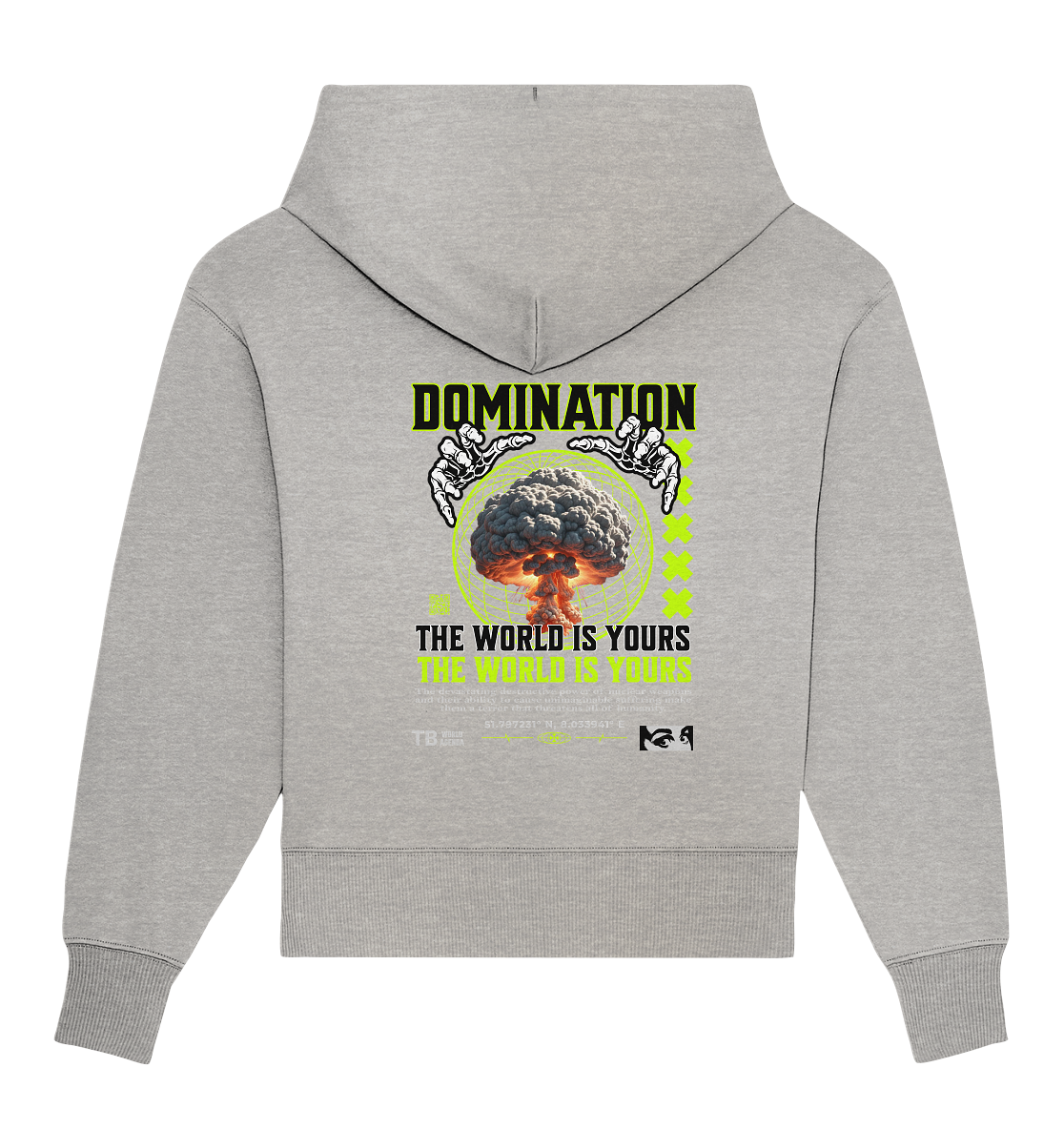 Trashball "Domination" - Organic Oversize Hoodie