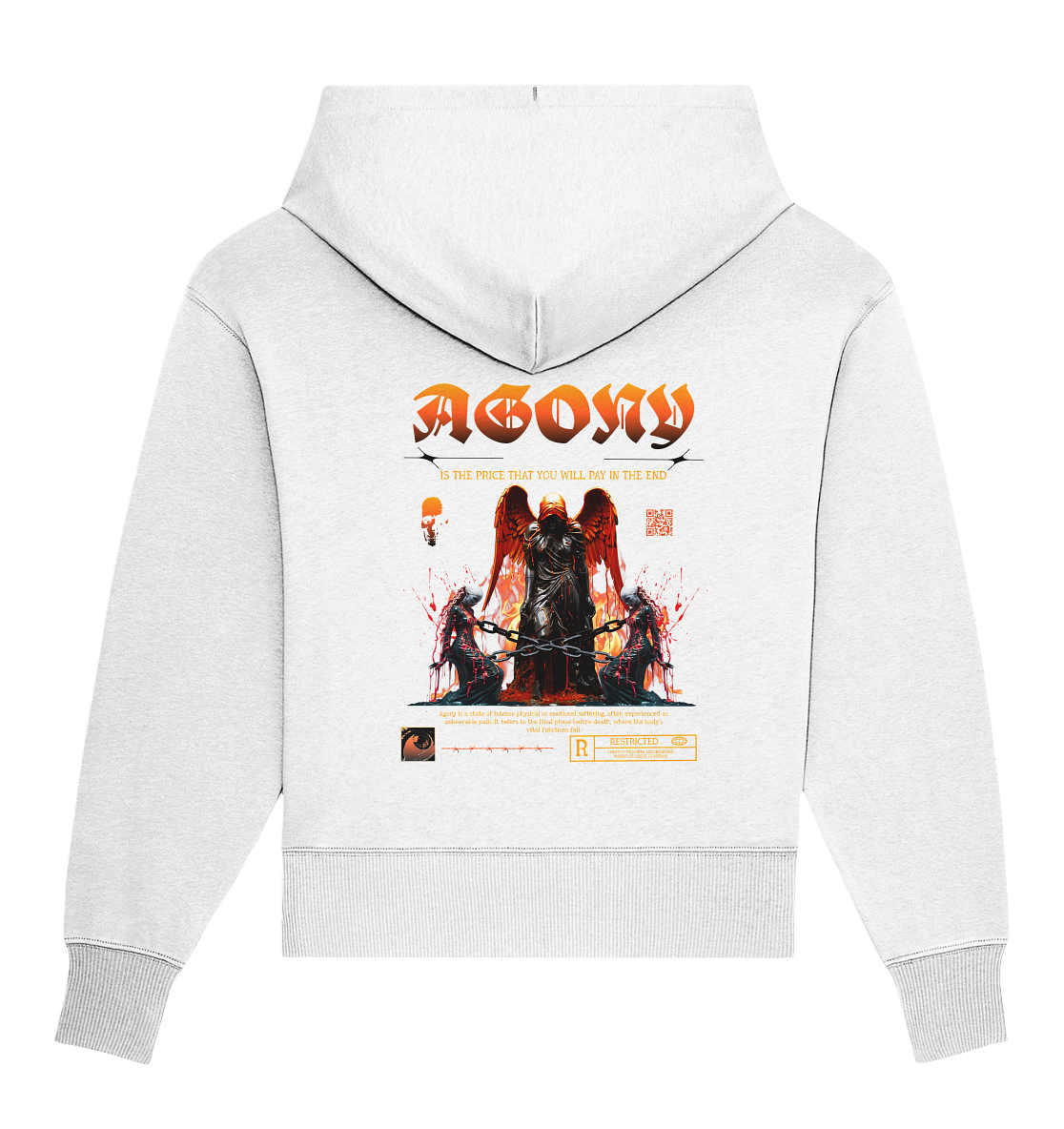 Trashball "Agony" - Organic Oversize Hoodie