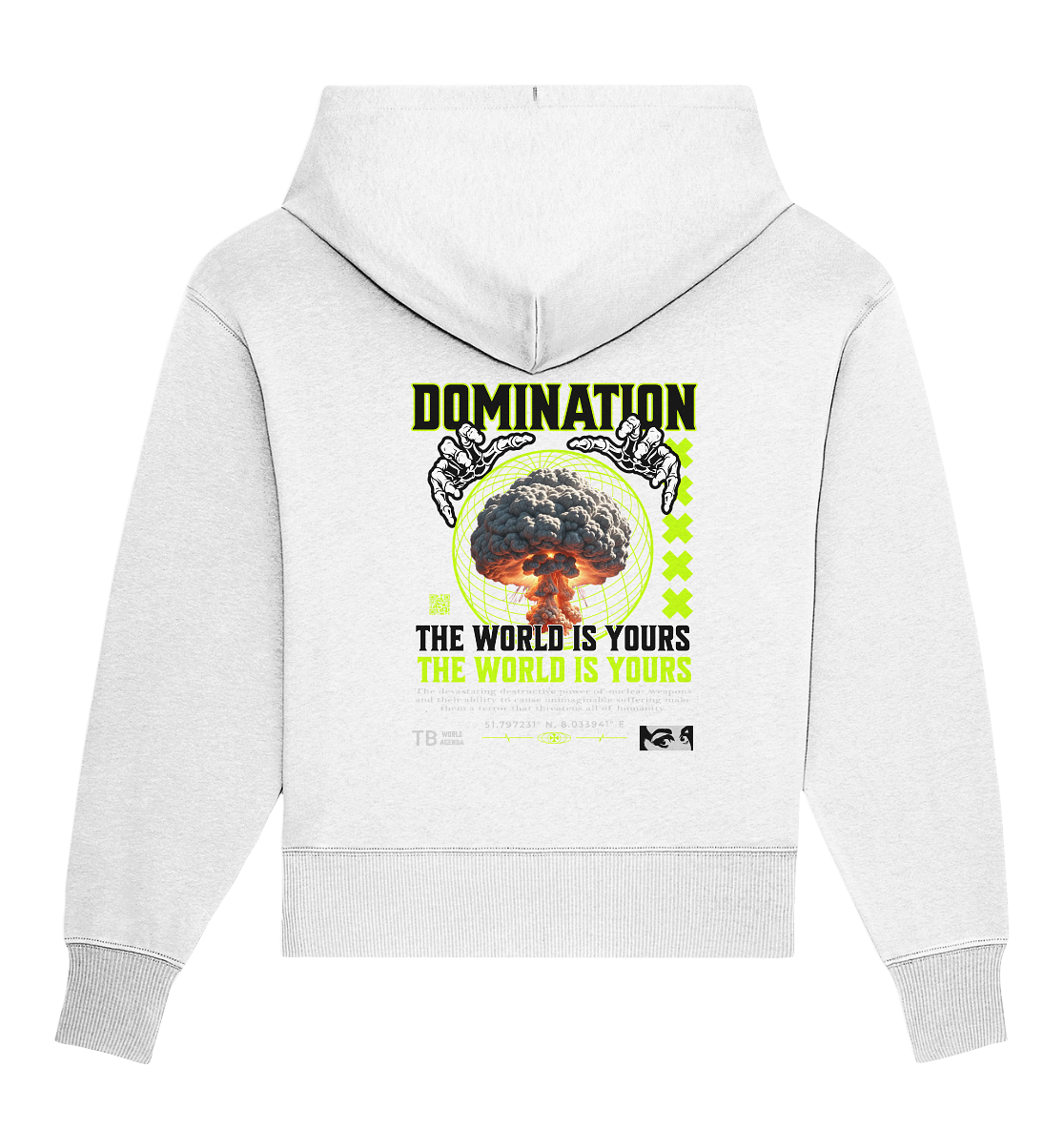 Trashball "Domination" - Organic Oversize Hoodie