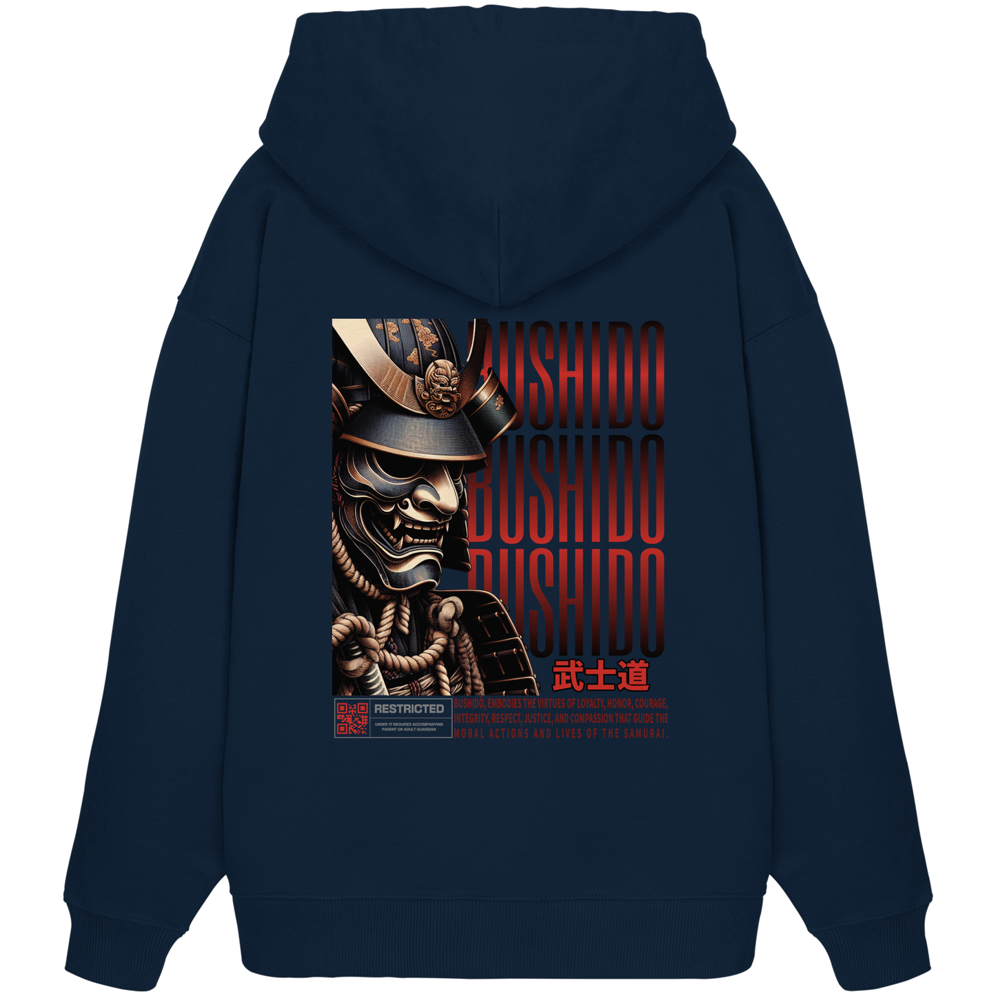 Trashball "Bushido" - Organic Oversize Hoodie