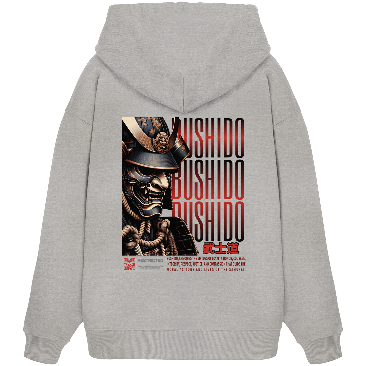 Trashball "Bushido" - Organic Oversize Hoodie