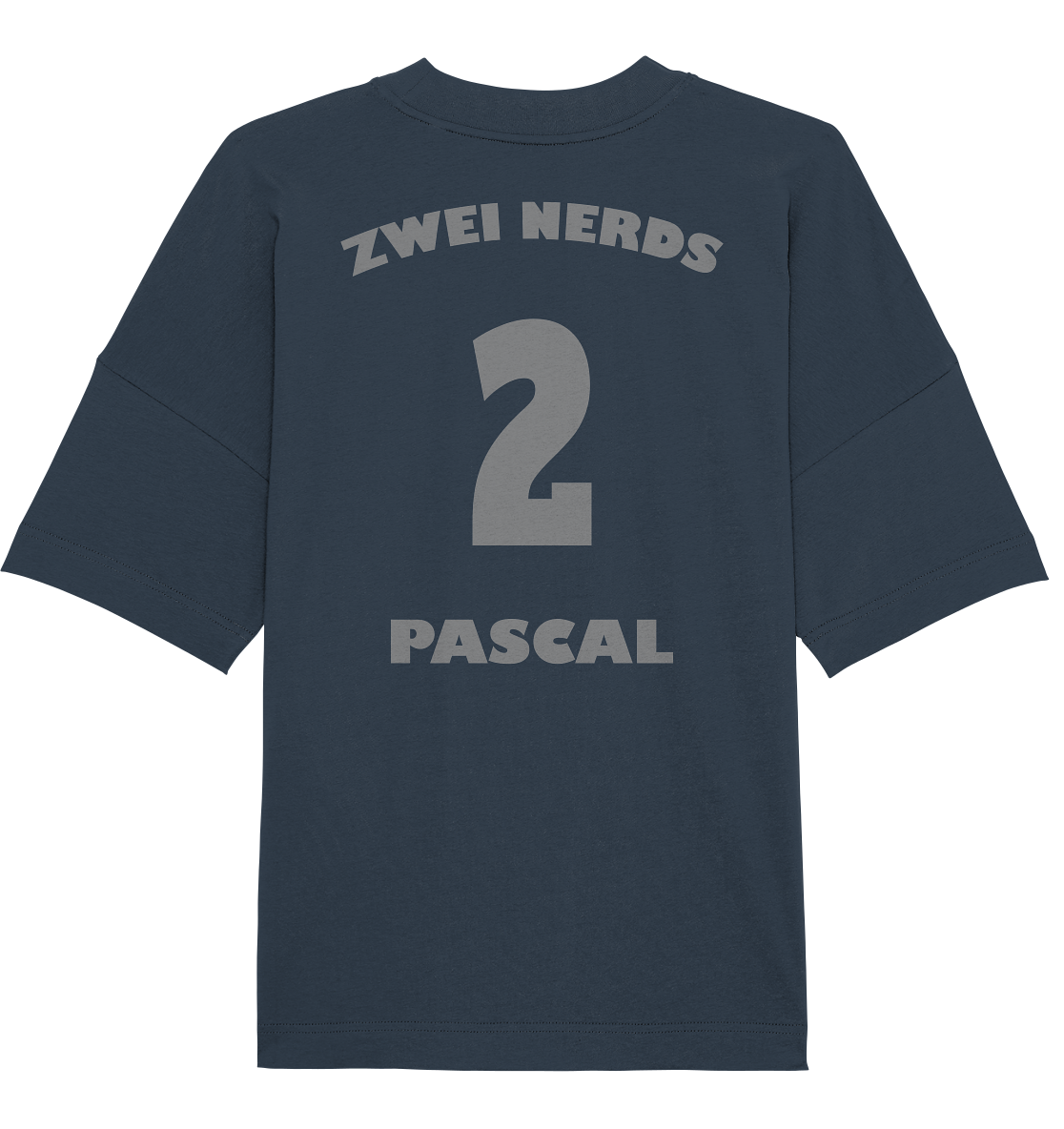 Trashball "Zwei Nerds Logo Pascal" - Organic Oversize Shirt