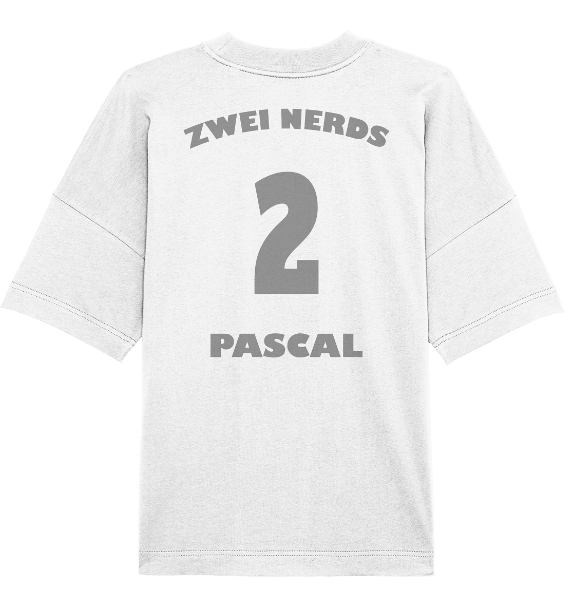 Trashball "Zwei Nerds Logo Pascal" - Organic Oversize Shirt