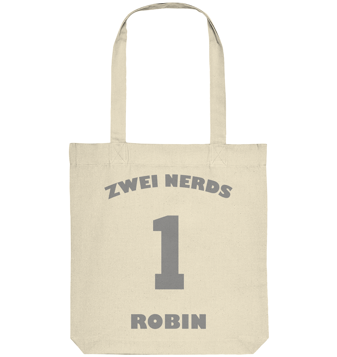 Trashball "Zwei Nerds Logo Robin" - Organic Tote-Bag