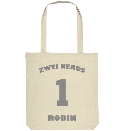 Trashball "Zwei Nerds Logo Robin" - Organic Tote-Bag