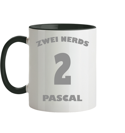 Trashball "Zwei Nerds Logo Pascal" - Tasse zweifarbig