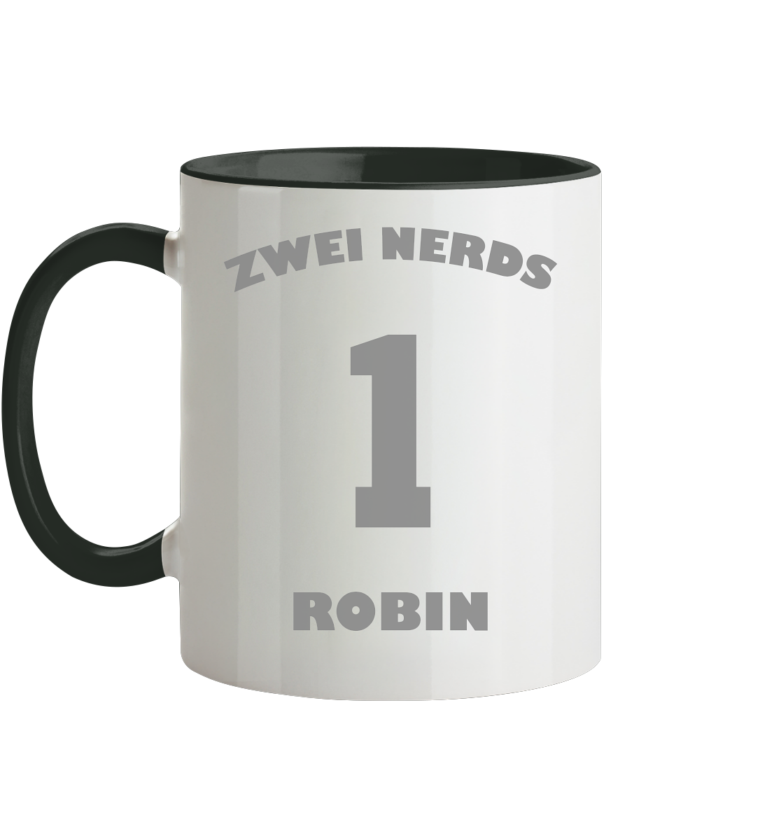 Trashball "Zwei Nerds Logo Robin" - Tasse zweifarbig