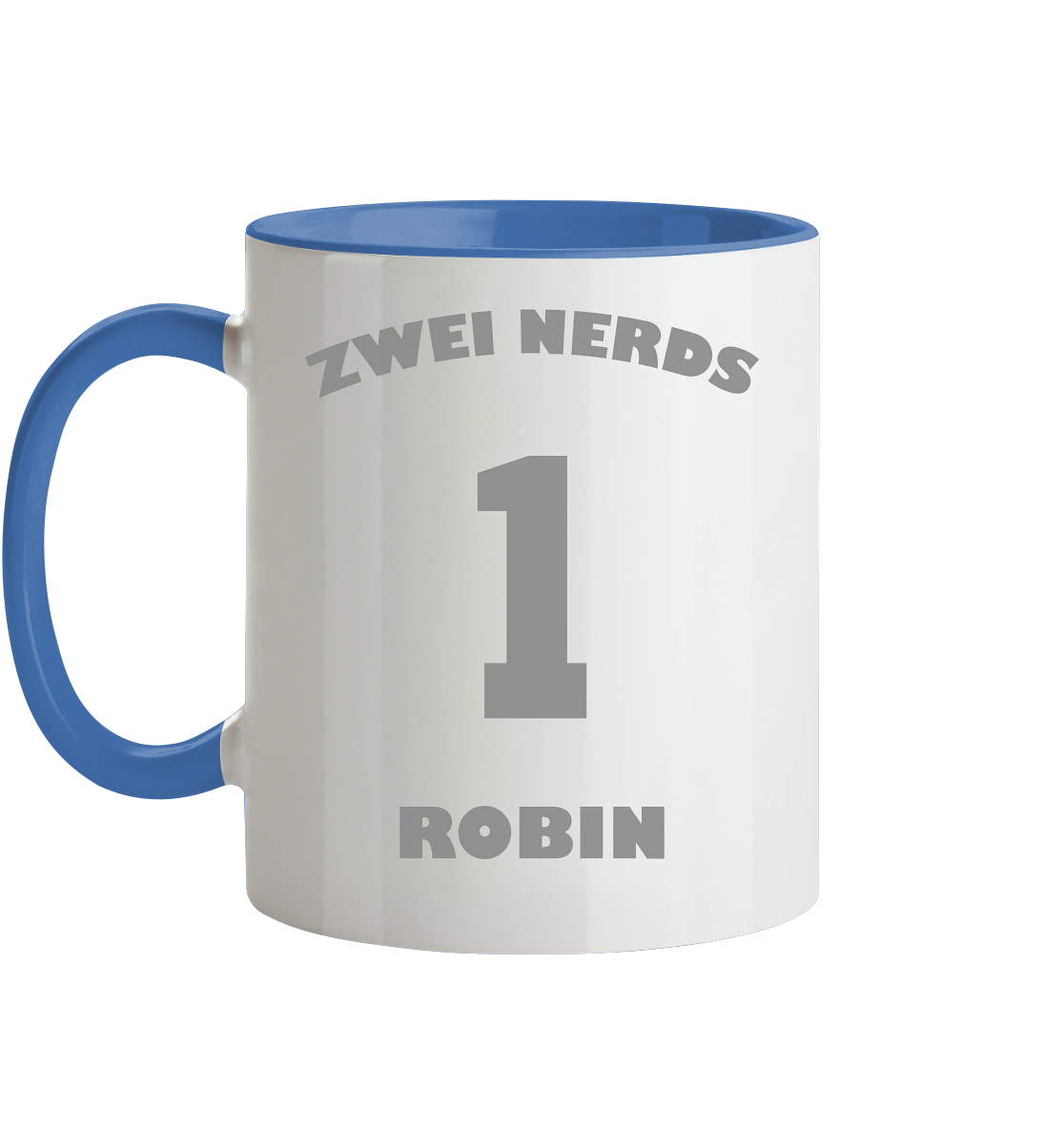 Trashball "Zwei Nerds Logo Robin" - Tasse zweifarbig