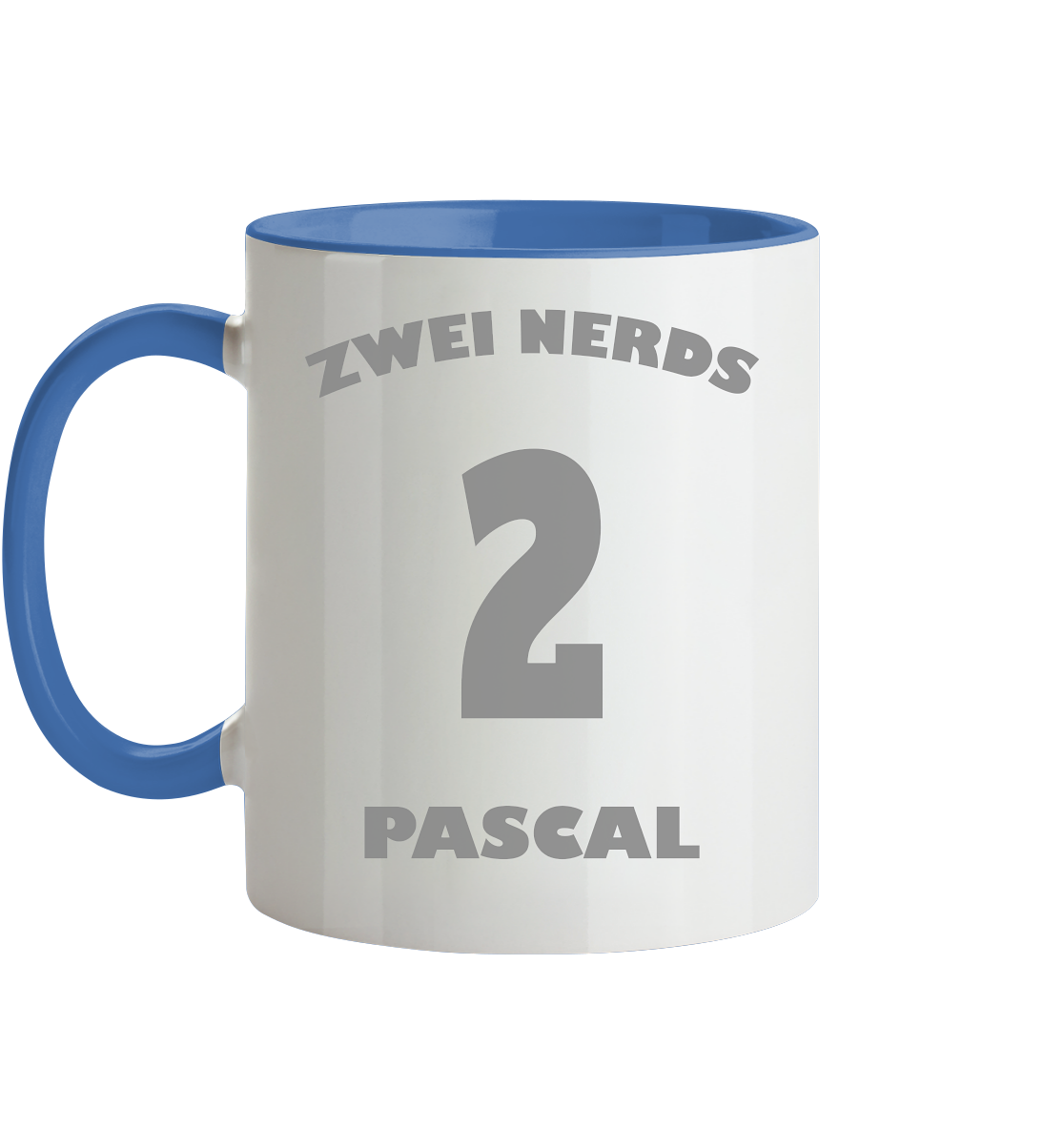 Trashball "Zwei Nerds Logo Pascal" - Tasse zweifarbig