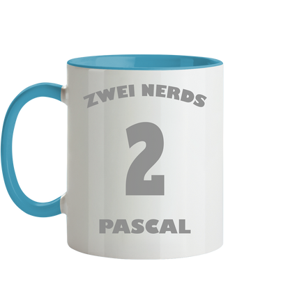 Trashball "Zwei Nerds Logo Pascal" - Tasse zweifarbig