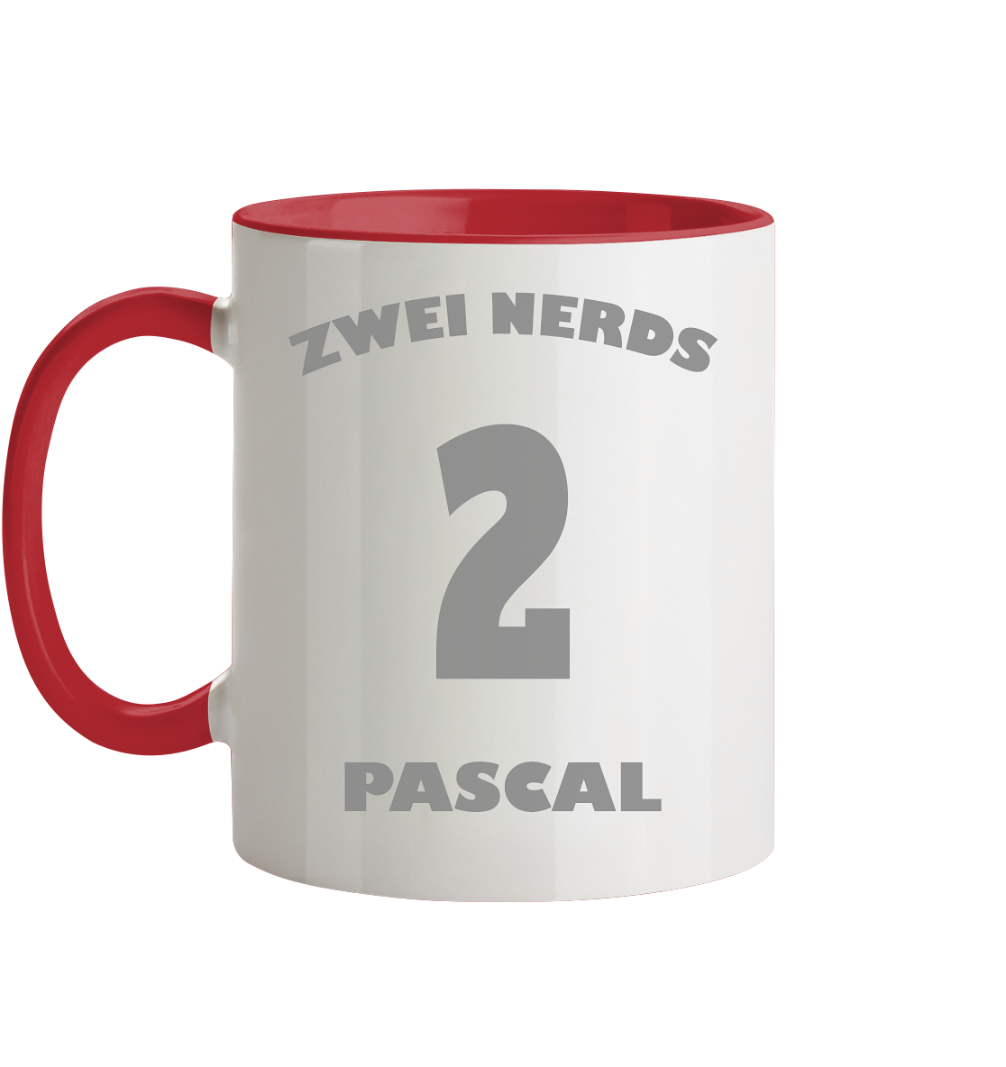 Trashball "Zwei Nerds Logo Pascal" - Tasse zweifarbig