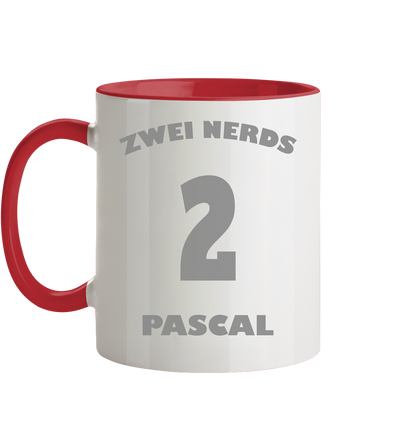 Trashball "Zwei Nerds Logo Pascal" - Tasse zweifarbig