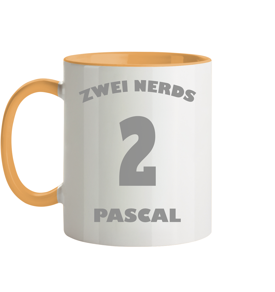 Trashball "Zwei Nerds Logo Pascal" - Tasse zweifarbig