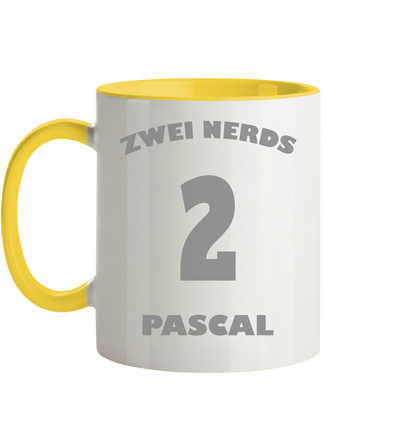 Trashball "Zwei Nerds Logo Pascal" - Tasse zweifarbig