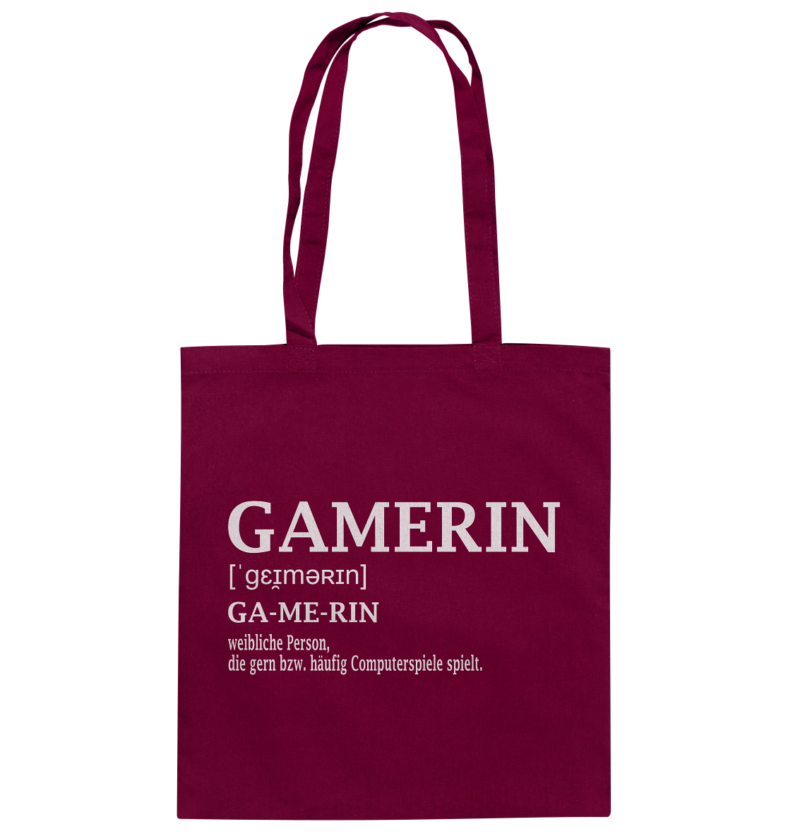 Trashball "Gamerin Defintion" - Baumwolltasche