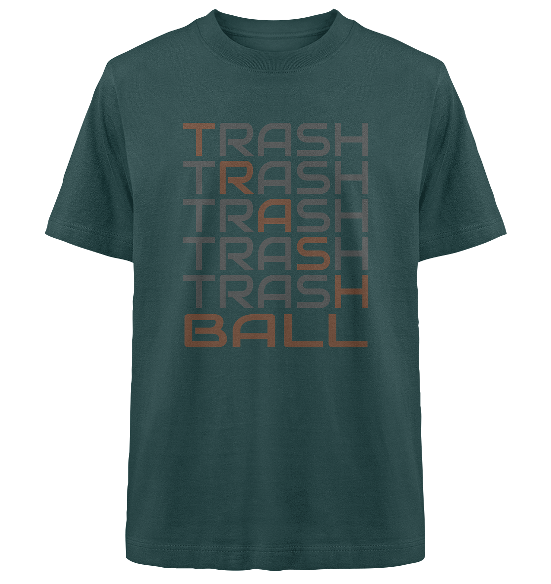 Trashball "Trash" - Heavy Oversized Organic Shirt