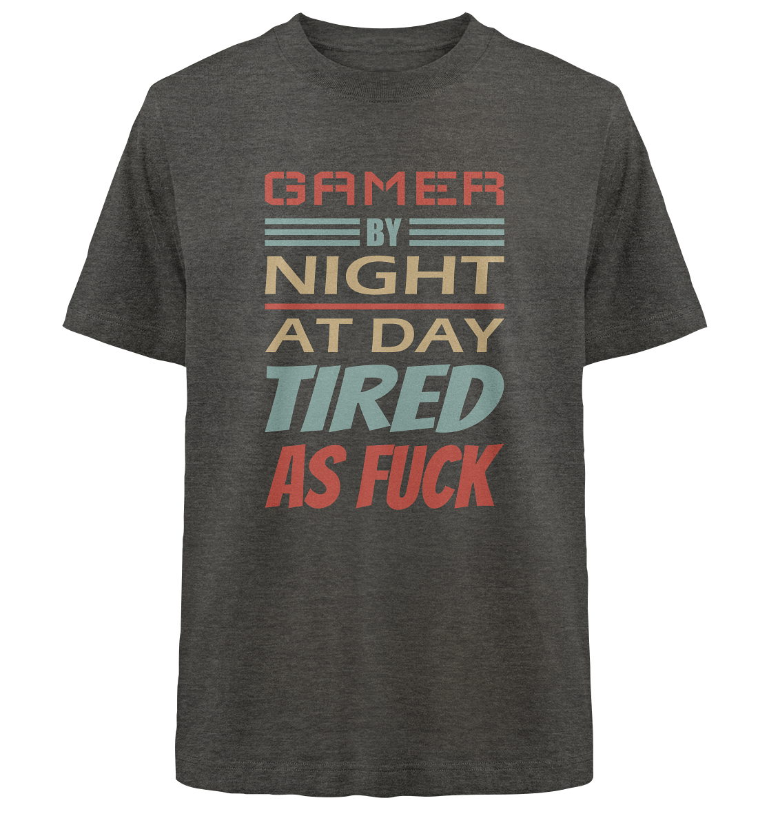 Trashball "Gamer by Night" - Heavy Oversized Organic Shirt