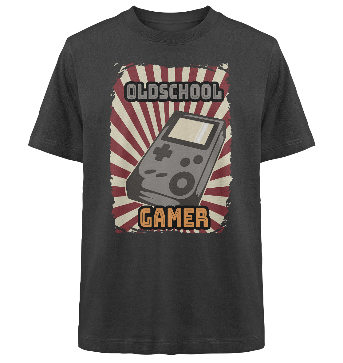 Trashball "Oldschool Gamer" - Heavy Oversized Organic Shirt