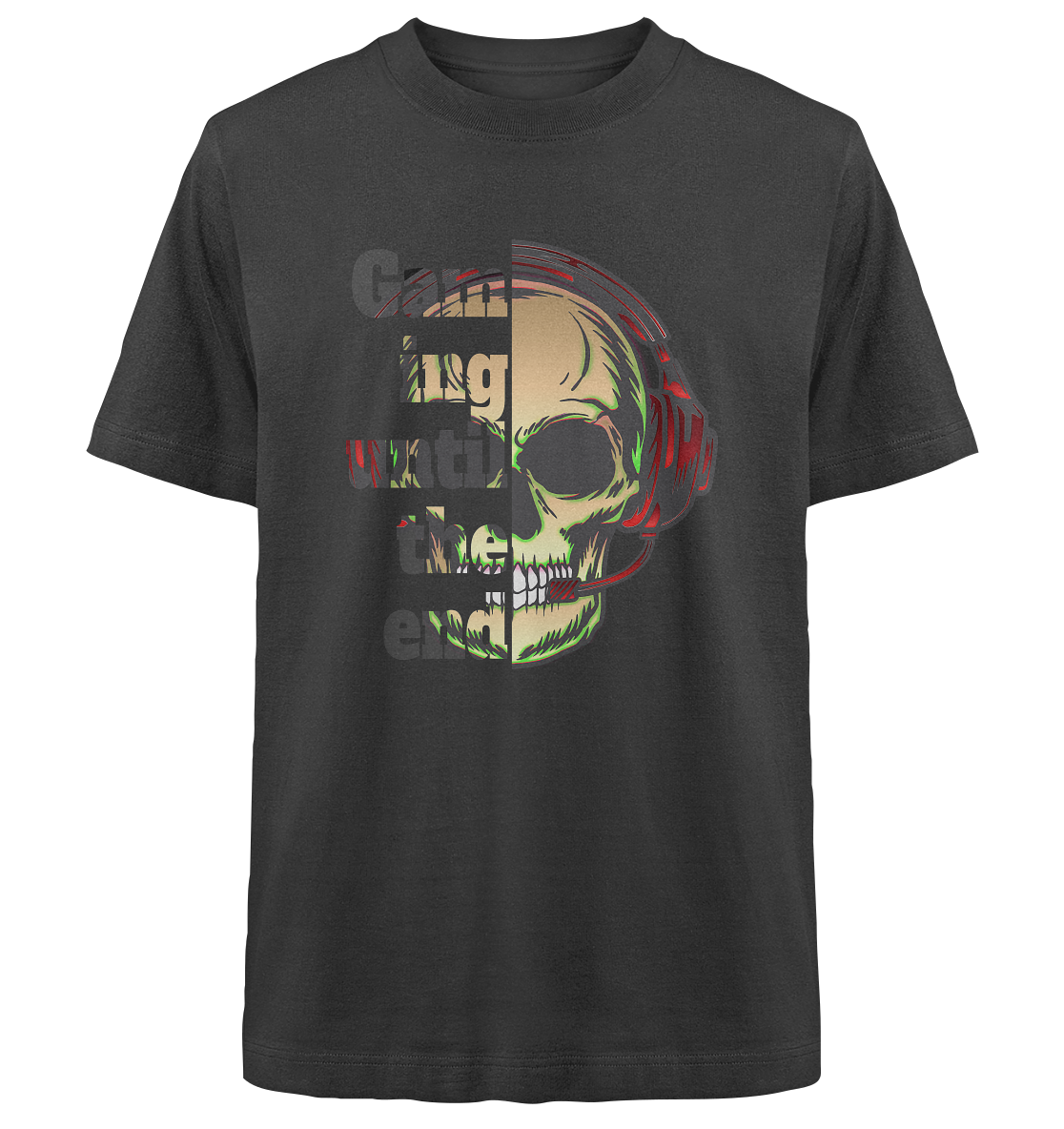 Trashball "Gaming until the end" - Heavy Oversized Organic Shirt