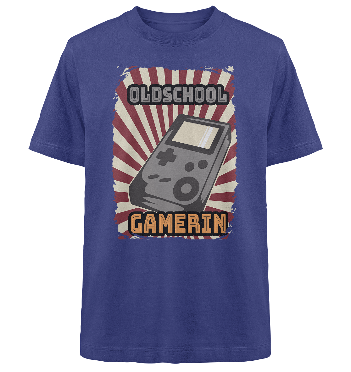 Trashball "Oldschool Gamerin" - Heavy Oversized Organic Shirt