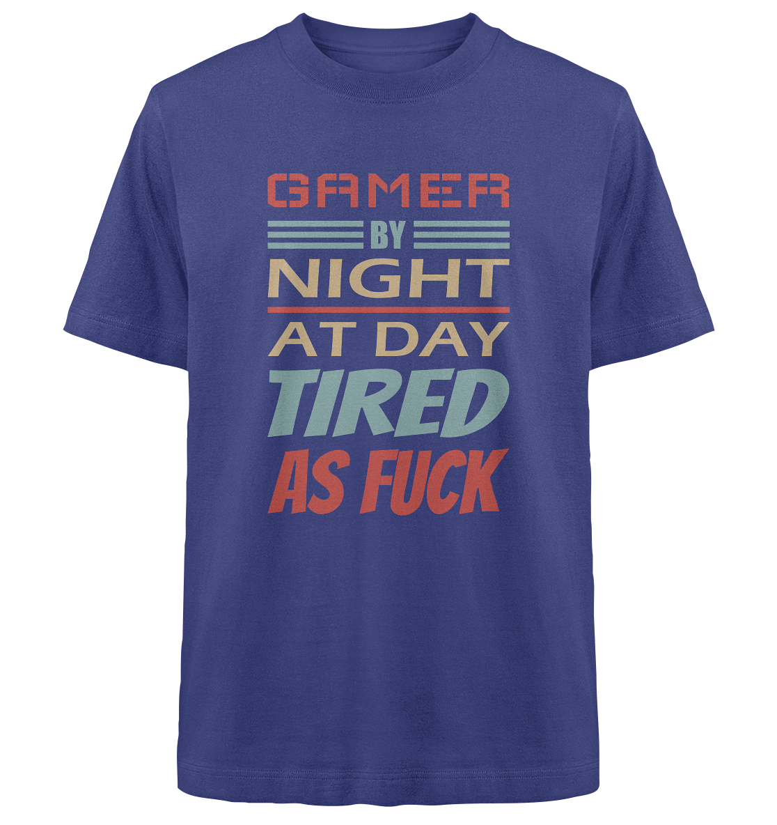 Trashball "Gamer by Night" - Heavy Oversized Organic Shirt