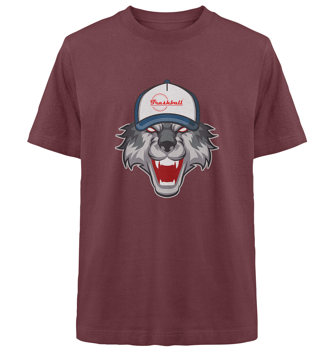 Trashball "Wolf Cap" - Heavy Oversized Organic Shirt