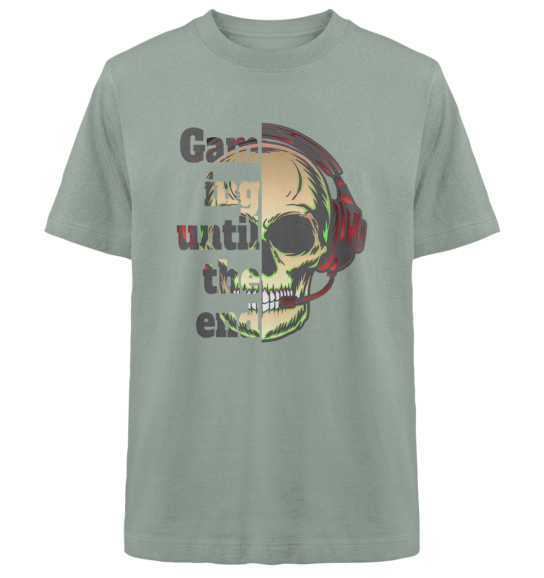 Trashball "Gaming until the end" - Heavy Oversized Organic Shirt