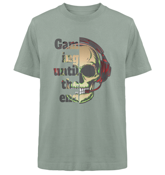 Trashball "Gaming until the end" - Heavy Oversized Organic Shirt