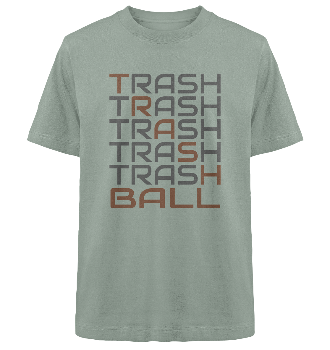 Trashball "Trash" - Heavy Oversized Organic Shirt