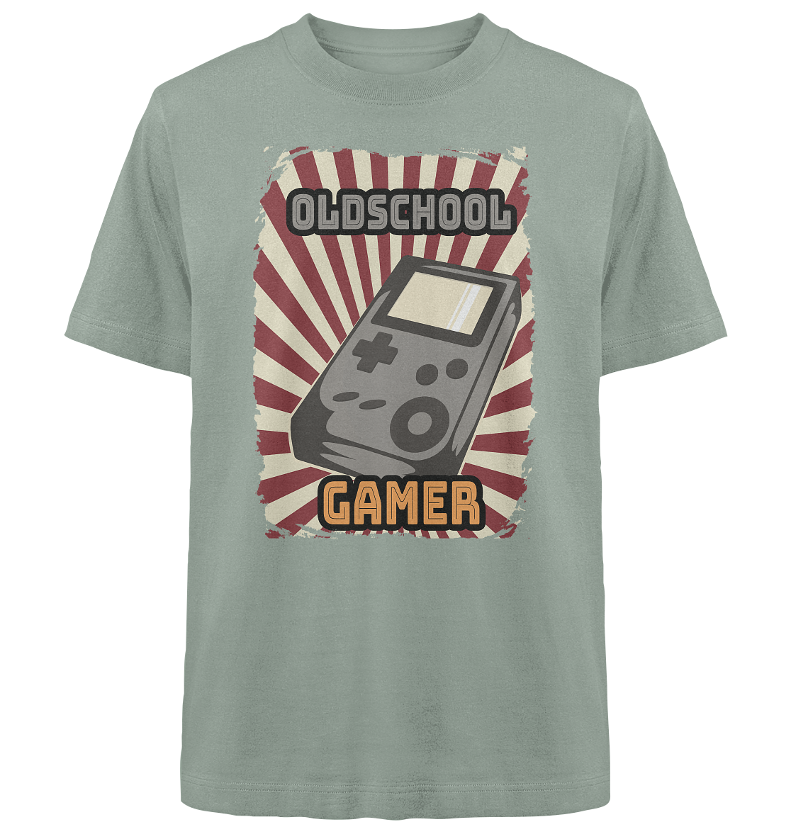 Trashball "Oldschool Gamer" - Heavy Oversized Organic Shirt