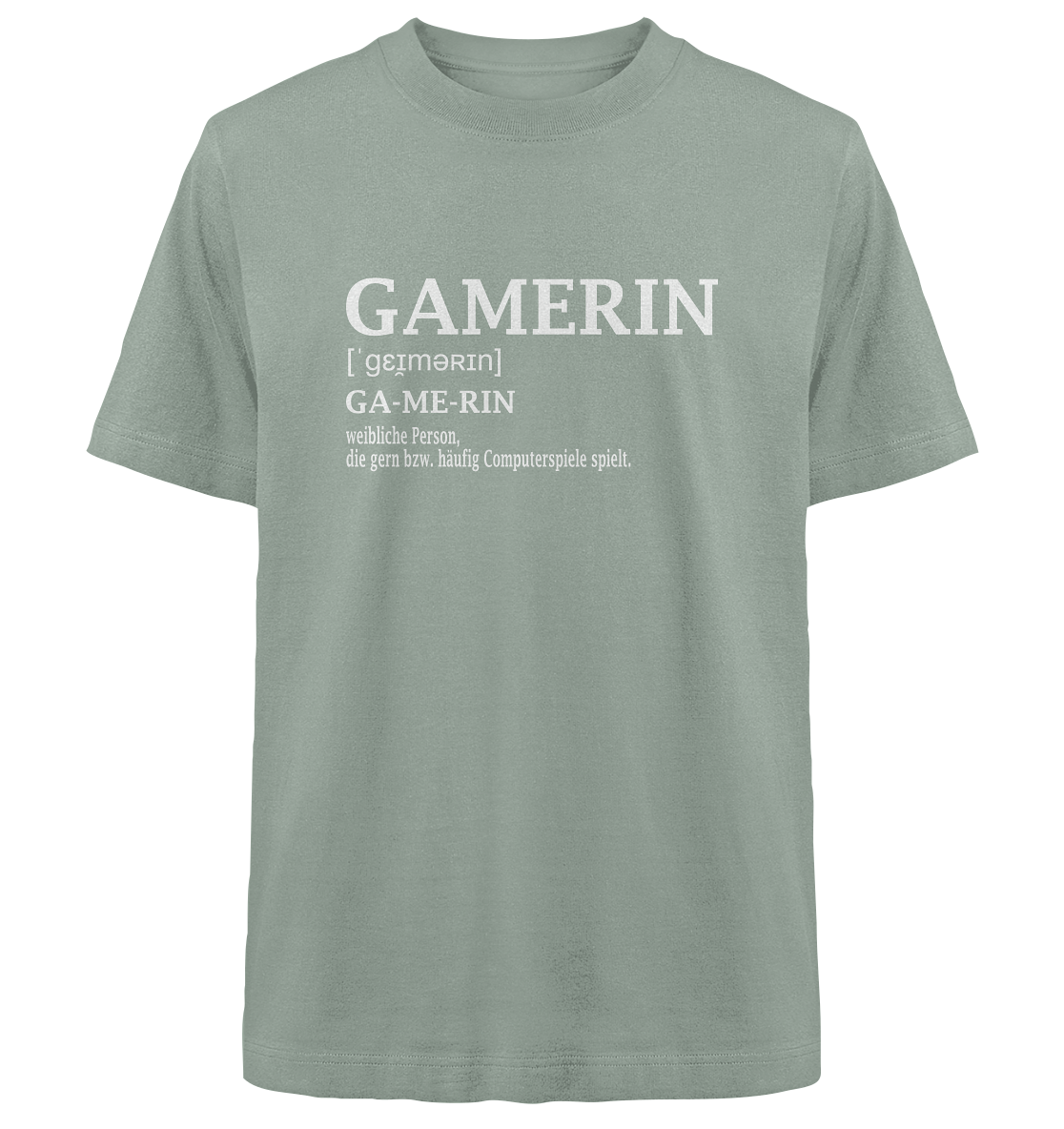 Trashball "Gamerin Defintion" - Heavy Oversized Organic Shirt