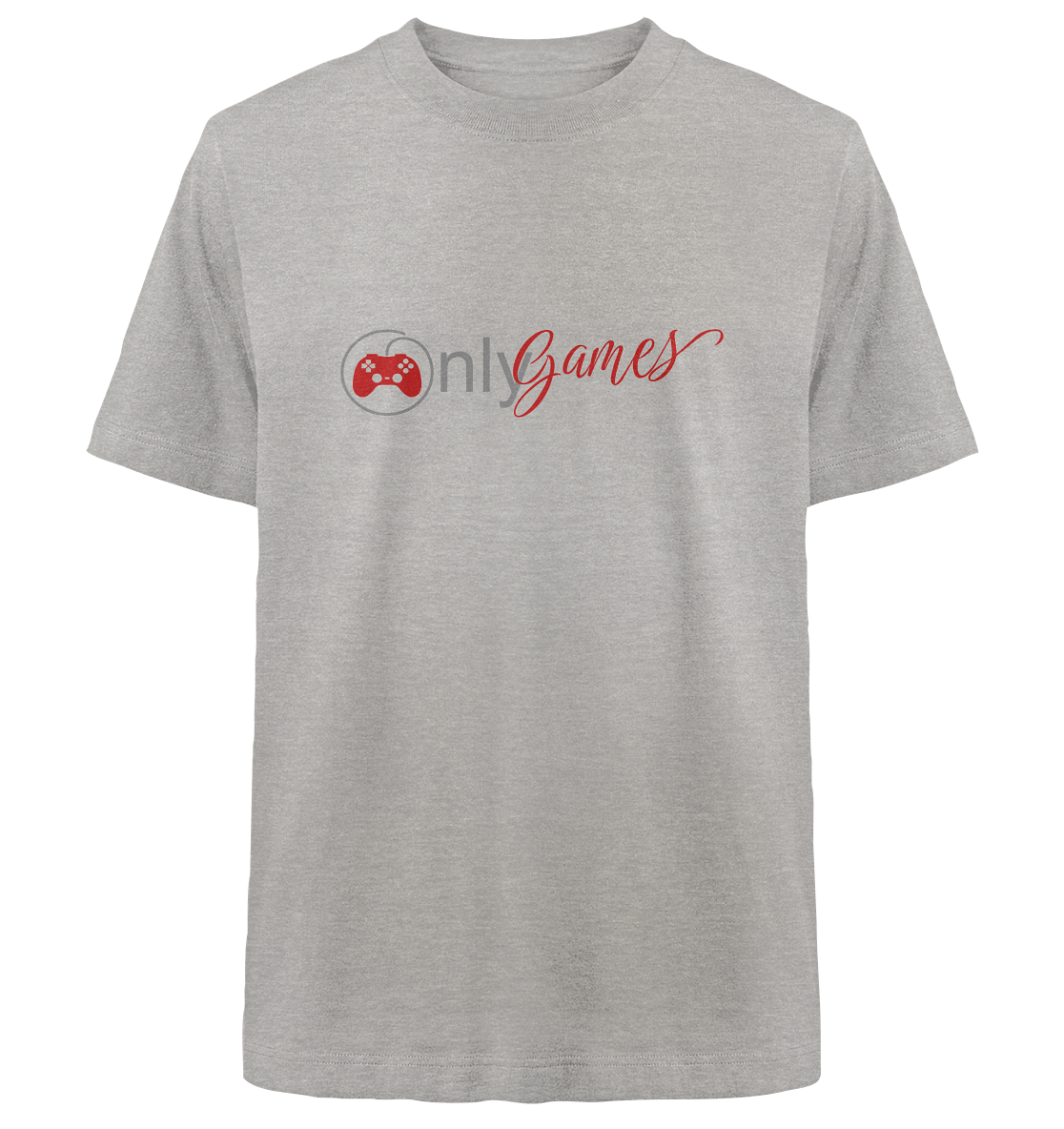 Trashball "Only Games" - Heavy Oversized Organic Shirt