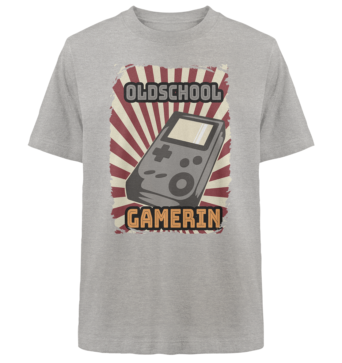 Trashball "Oldschool Gamerin" - Heavy Oversized Organic Shirt