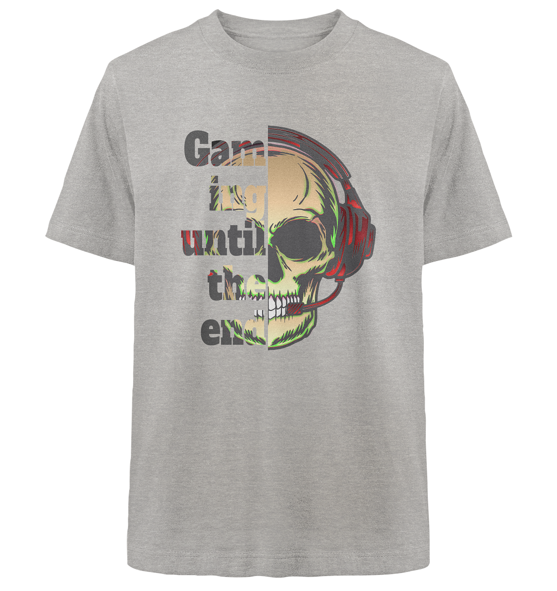 Trashball "Gaming until the end" - Heavy Oversized Organic Shirt